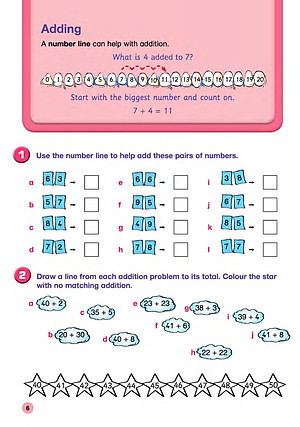 Sách Letts Make It Easy - Maths (Age 6-7)