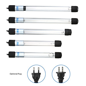 Đèn UV hồ cá diệt khuẩn, diệt tảo, rêu trong 7 ngày công suất 5W, 7W, 9W, 11W cao cấp cho hồ cá, bể cá dưới 1 khối