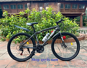 Xe đạp touring, xe đạp đường phố Limit Racing 26inch - Tặng chuông, bình nước, chắn bùn trước sau, đồ lắp xe