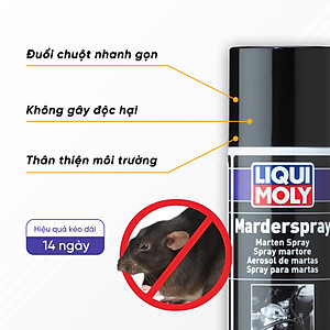 CHAI XỊT CHỐNG CHUỘT - ĐUỔI CHUỘT CHO XE Ô TÔ - XE MÁY LIQUI MOLY MARDER SPRAY 1515 - 200ML Made in Germany
