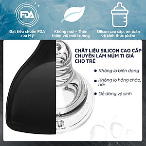 Muỗng xào DandiHome Inox 304 kết hợp bề mặt muỗng silicon cao cấp - chịu được nhiệt độ cao, an toàn với chảo chống dính