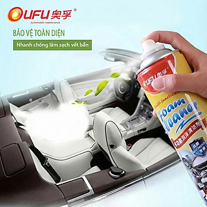 Chai Xịt Vệ Sinh Ghế Da Nội Thất Ô Tô OUFU AF-1101 720ml
