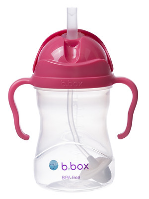 b.box Disney Bình nước 360 độ cho bé tập uống nước 240ml - Hồng Dâu