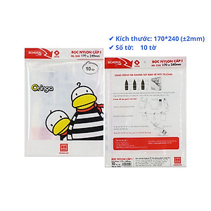 Bọc vở ni lông cấp I Hồng Hà (170x240mm) - 3245