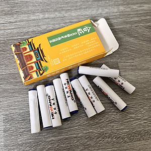 Hộp 100 Lõi lọc thuốc than hoạt tính dùng cho tẩu gỗ - T0339