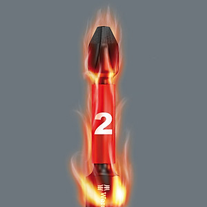 Đầu vít ngắn PH2 x 25mm, 851/1 IMP DC Impaktor bits Wera 05073916001