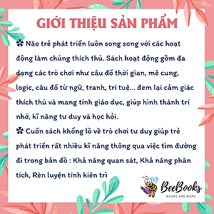 Bộ Sách Khổng Lồ Về Trò Chơi Tư Duy- Giúp Trẻ Rèn Luyện Trí Thông Minh và Phát Triển Toàn Bộ Kỹ Năng