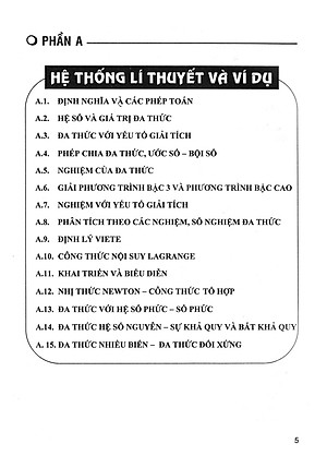 Sách Chuyên Khảo Đa Thức