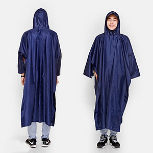 Áo Mưa Vải Dù Cánh Dơi Dài 1m4 Chống Thấm