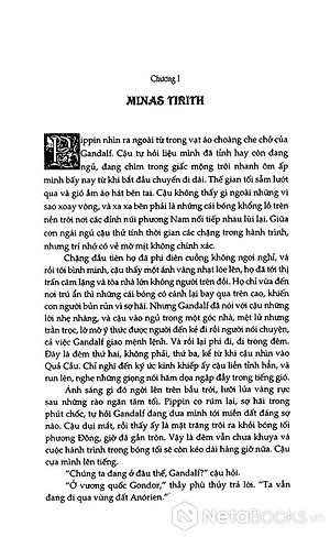 Sách Chúa Tể Những Chiếc Nhẫn - Nhà Vua Trở Về (Tái Bản)