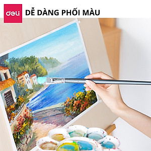 Giấy Vẽ Chuyên Dụng Deli - Gouache - Định Lượng 8K 160Gsm/180Gsm 1 Tệp - 73615 / 73617
