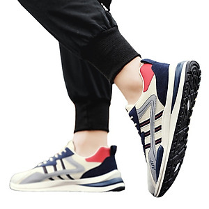 Giày thể thao nam đế êm nhẹ, thoáng khí đế cao su đúc, chống trơn trượt hạn chế mòn  – BEE GEE - GNA2020X