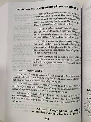 Chỉ Dẫn Tra Cứu, Áp Dụng Bộ Luật Tố Tụng Dân Sự Năm 2015 (Tái bản lần thứ nhất có sửa đổi, bổ sung) - Bản in năm 2022