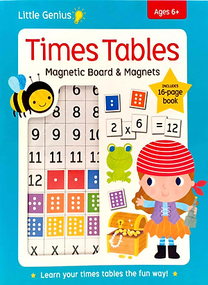 Little Genius Times Table - Magnetic Board & Magnets