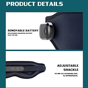 Máy massage mắt nóng và lạnh công nghệ 3Dsuit và VibWave. Thương hiệu Philips Hà Lan cao cấp PPM3101E - Dung lượng pin: 600mAh - HÀNG NHẬP KHẨU