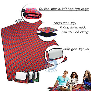 150x200cm Tấm Trải Du Lịch Cách Nhiệt Chống Thấm Nước Thảm Dã Ngoại Gấp Gọn Nhẹ - Du Lịch Đi Biển, Bạt Trải Lót Sàn Picnic Thể Thao Dã Ngoại Cắm Trại Thiết Kế Tiện Lợi Cao Cấp Mang Đi