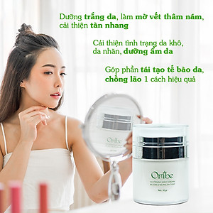 Bộ Sản Phẩm Dưỡng Trắng Da Ban Ngày Và Ban Đêm Oribe Giúp Da Trắng Mịn Màng Dưỡng Ẩm Chuyên Sâu Cho Da Chắc Khỏe Căng Mướt 30g/hủ