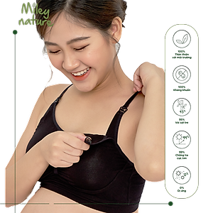 Áo Lót Bầu Tháo Khóa Trước Vải Sợi Thiên Nhiên Cao Cấp Miley Nature Miley Lingerie BRB0103