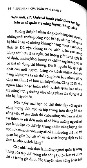 Sách Sức Mạnh Của Toàn Tâm Toàn Ý (Tái Bản 2018)