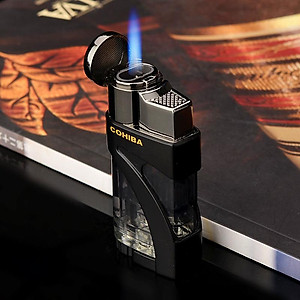 Vỏ Hột Quẹt Bật Lửa Khò 2 Tia  COB-133  Kiểu Dáng Hiện Đại Sang Trọng - Dùng Gas Cao Cấp