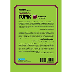 Sách Cẩm Nang Luyện Thi Năng Lực Tiếng Hàn Topik II Intermediate - Advanced (Tặng Kèm CD)