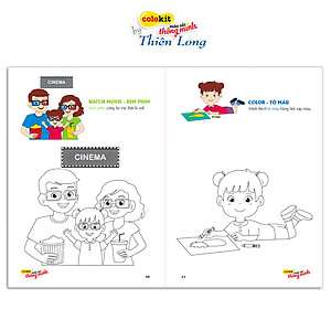 Combo 5 Tập tô màu Colokit CB-012