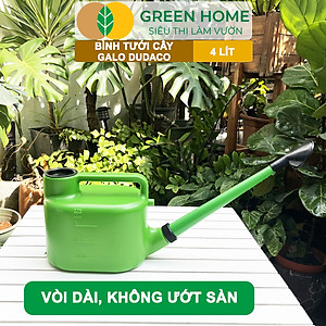 Bình Tưới Cây Vòi Sen GreenHome, Galo Dudaco, 4 Lít, 2 Chế Độ Tưới, Dễ Sử Dụng, Tháo Lắp Dễ Dàng, Độ Bền Cao
