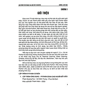 Sách - Giáo Trình Trí Tuệ Nhân Tạo, Học Máy Và Học Sâu - STK