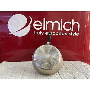Bộ nồi Inox 3 lớp cao cấp đáy liền Elmich Tri-Max XS và chảo nhôm chống dính đường kính 20cm - Hàng chính hãng