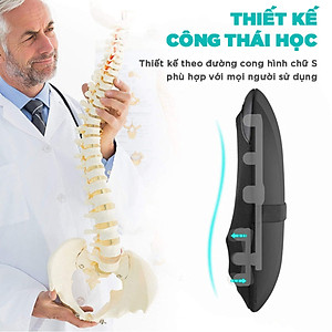 Đệm Ghế Massage Lưng Cao Cấp KingTech KC-300 - Máy Mát Xa Chế Độ 3D, 12 Bóng Chuyên Sâu, - Kết Hợp Tính Năng Nhiệt Hồng Ngoại - Hàng Chính Hãng