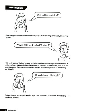 B1 Preliminary for Schools Trainer 1 for the Revised 2020 Exam Six Practice test With Answers and Teacher's Notes With Downloadable Audio