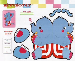 Sách Cắt Và Dán Hình 3D - Bé Khéo Tay - Thế Giới Sáng Tạo