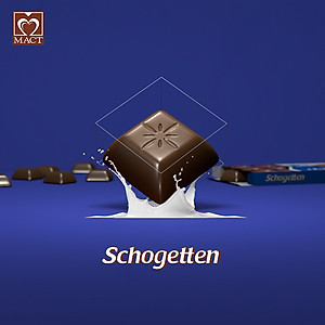 Sôcôla Thanh 13 Vị Schogetten - Sữa - 100g