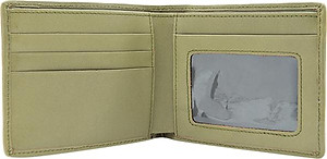 Ví Nam Da Cá Sấu Huy Hoàng HT2284 (12.5 x 10 cm) - Rêu