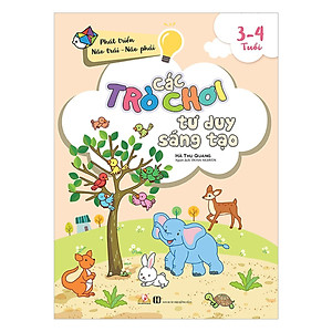 Sách Các Trò Chơi Tư Duy Sáng Tạo (3 -4 Tuổi)