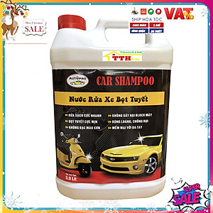 Nước rửa xe bọt tuyết Car Shampoo 5 lít cho ô tô xe máy 