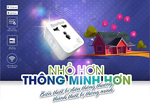 Ổ Cắm Đơn Wifi Rạng Đông