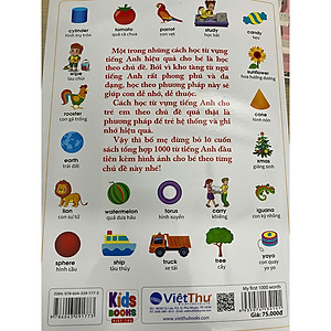 Sách My First 1000 Words - 1000 Từ Tiếng Anh Đầu Tiên
