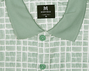 Áo Thun Nam caro Khatoco A2MN458R2-VNIN467-2604-N