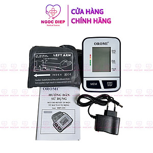 Máy đo huyết áp điện tử bắp tay OROMI DBP-1231 - Thiết bị theo dõi sức khỏe có trợ lý ảo tiếng Việt - Hàng chính hãng