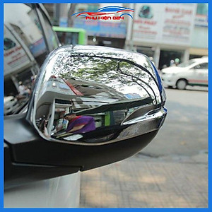 Ốp gương chiếu hậu CRV 2017-2018-2019-2020-2021-2022 mạ crom bảo vệ chống trầy trang trí làm đẹp xe