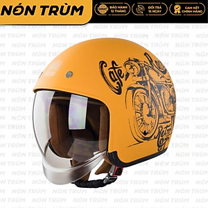 Nón bảo hiểm 3/4 ROYAL M139 có kính âm V7 NHÁM