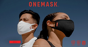 Khẩu trang Vải Nano Kháng Nước Kháng Khuẩn OneMask - Tái sử dụng được 30 lần