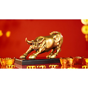 Cặp Bò Vàng Phố Wall Lộc Phát - Thịnh Vượng - Happy Live