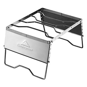Đồ cắm trại kệ chắn gió bếp campingmoon campoutvn gọn nhẹ MS-1018 du lịch dã ngoại chắc chắn kiêm đỡ nồi chảo A084