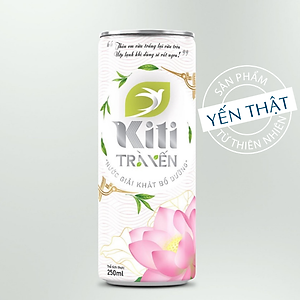 TRÀ YẾN KITI HƯƠNG SEN - "PHÚC LỘC" THÙNG 6 LON(250ml/lon)