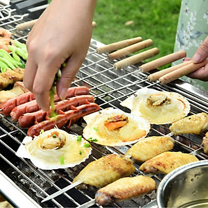 Bếp nướng than hoa BBQ ngoài trời chất liệu Inox cao cấp