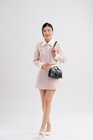 Túi Yuumy ( Thời trang nữ nắp gập sành điệu size 22 - Túi đeo chéo da Verein YN208 )