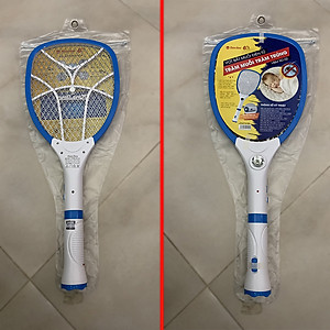Vợt Muỗi Thông Minh Rạng Đông RD.02 2 Trong 1 Tích Hợp Đèn Pin và Vợt Bắt Muỗi - Hàng Chính Hãng