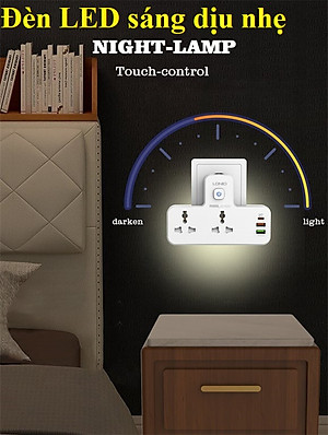 Ổ cắm đa năng 2500W hỗ trợ sạc nhanh QC18W PD20W LDNIO SC2311 _ Hàng chính hãng